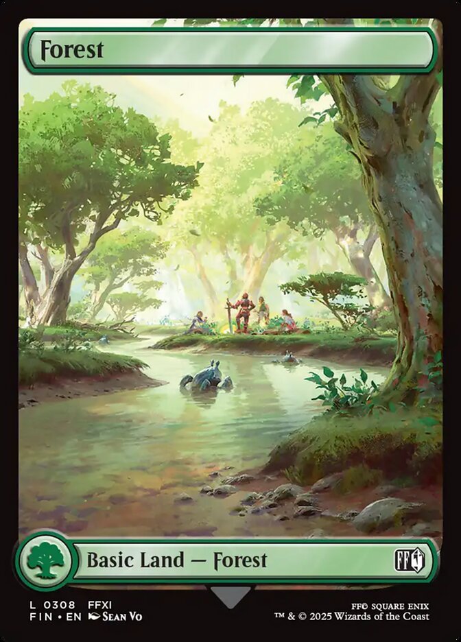 Forest, Final fantasy Card Art