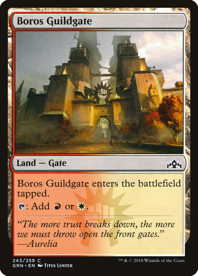 Boros Guildgate, Guilds Of Ravnica Card Art