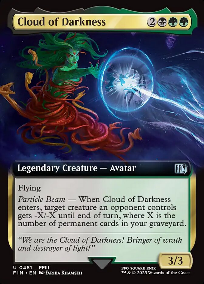 Cloud of Darkness, Final fantasy Card Art