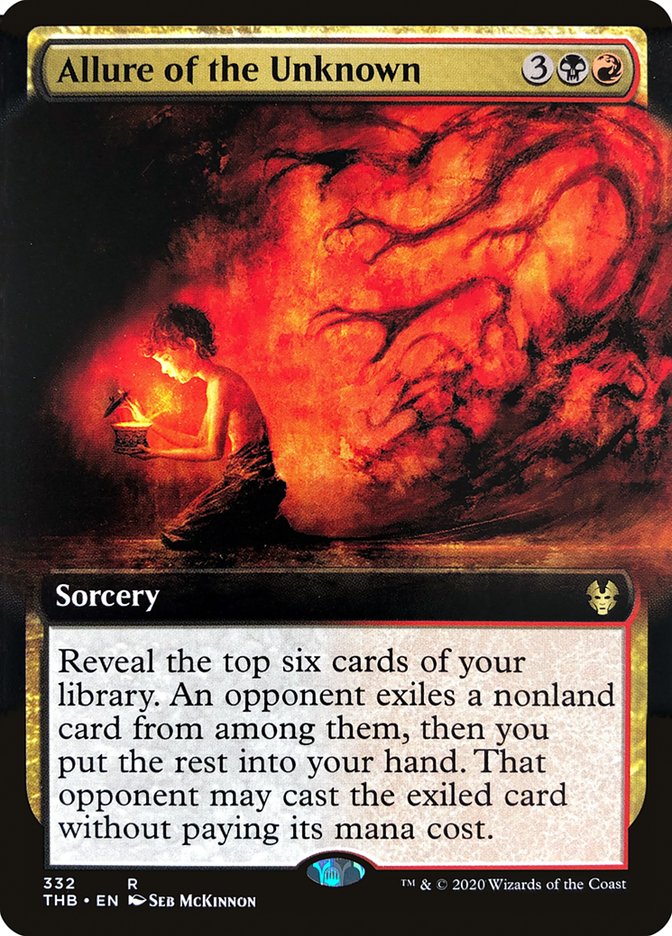 Allure of the Unknown, Theros beyond death Card Art