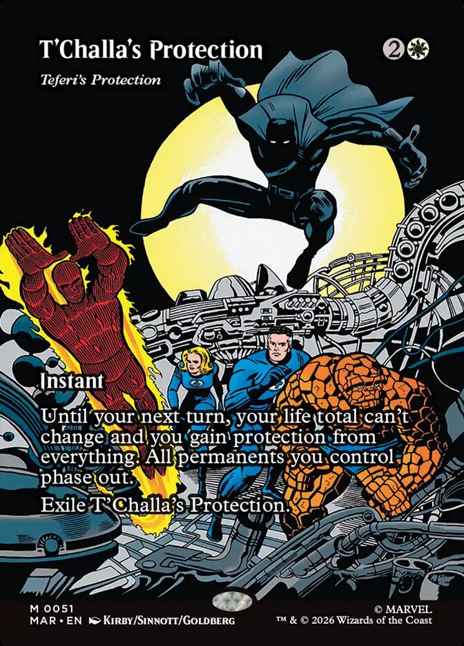 Teferi's Protection, Marvel Universe Card Art