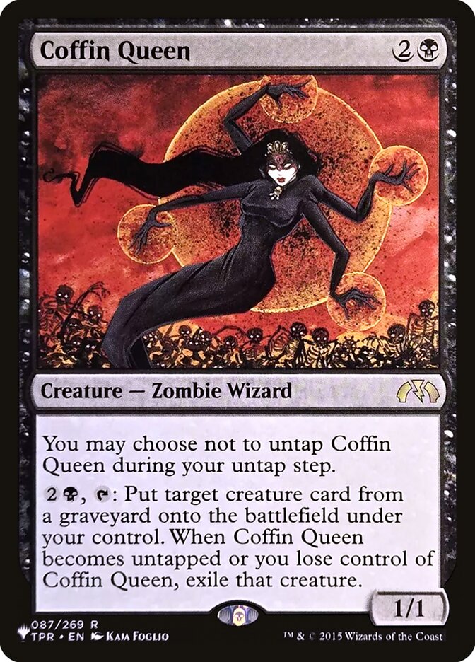Coffin Queen, The List Card Art