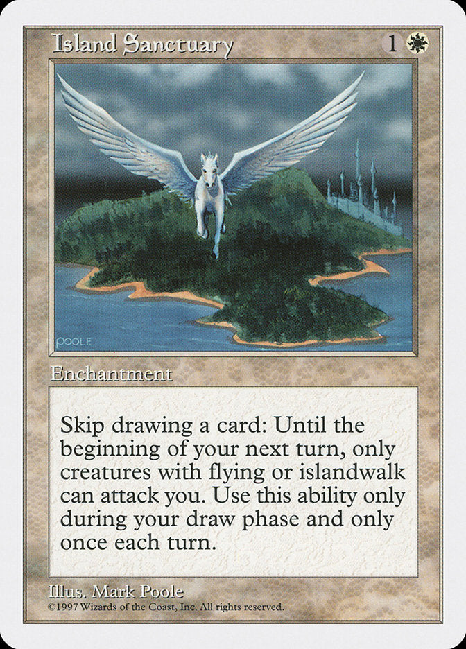 Island Sanctuary, Fifth Edition Card Art