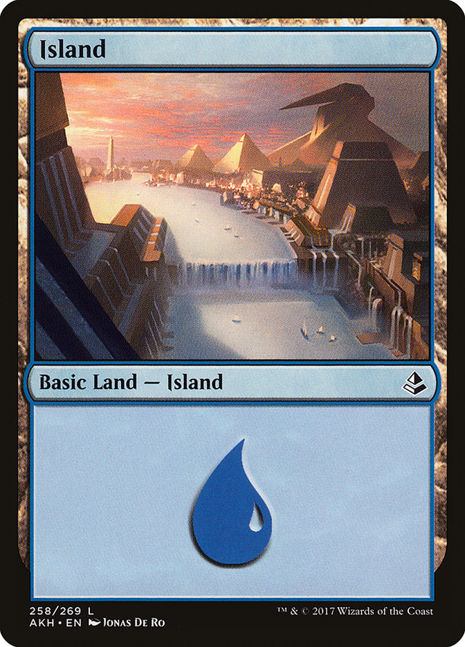Island, Amonkhet Card Art