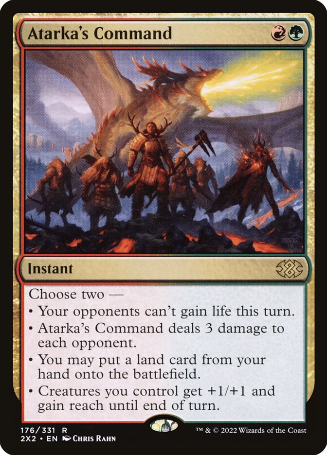 Atarka's Command, Double Masters 2022 Card Art