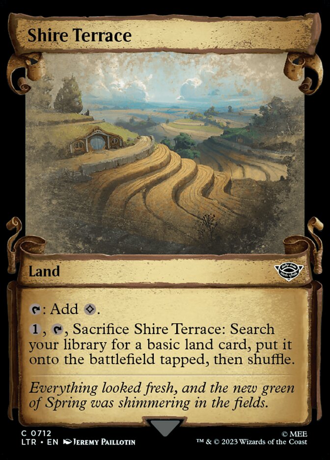 Shire Terrace, The Lord Of The Rings: Tales Of Middle-Earth Card Art