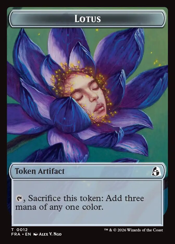 Lotus, Reality Fracture Tokens Card Art
