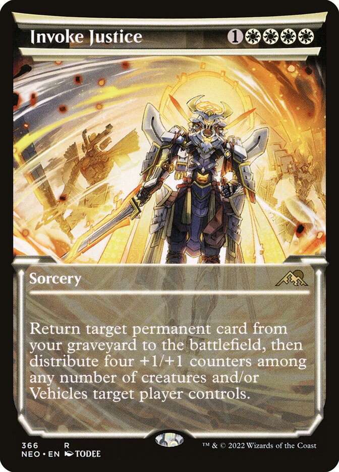 Invoke Justice, Kamigawa: neon dynasty Card Art