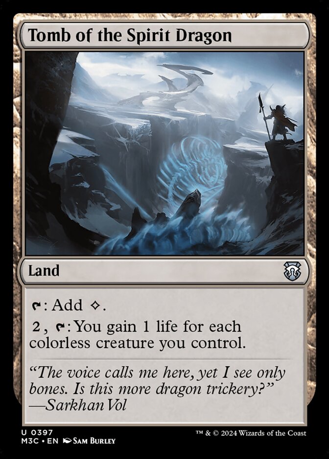 Tomb of the Spirit Dragon, Modern Horizons 3 Commander Card Art