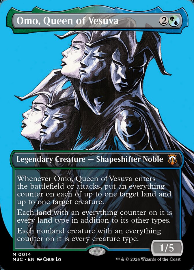 Omo, Queen of Vesuva, Modern Horizons 3 Commander Card Art