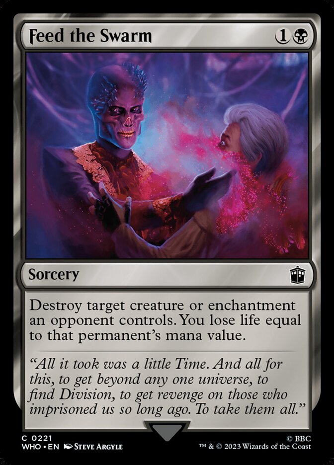 Feed the Swarm, Doctor Who Card Art