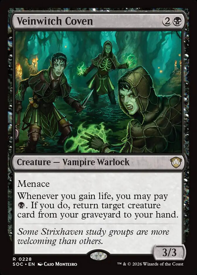 Veinwitch Coven, Secrets Of Strixhaven Commander Card Art