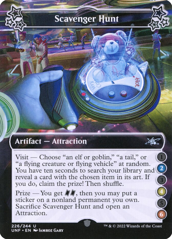 Scavenger Hunt, Unfinity Card Art