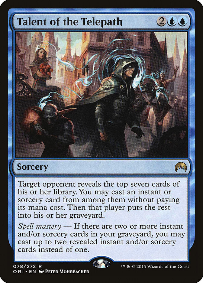 Talent of the Telepath, Magic origins Card Art