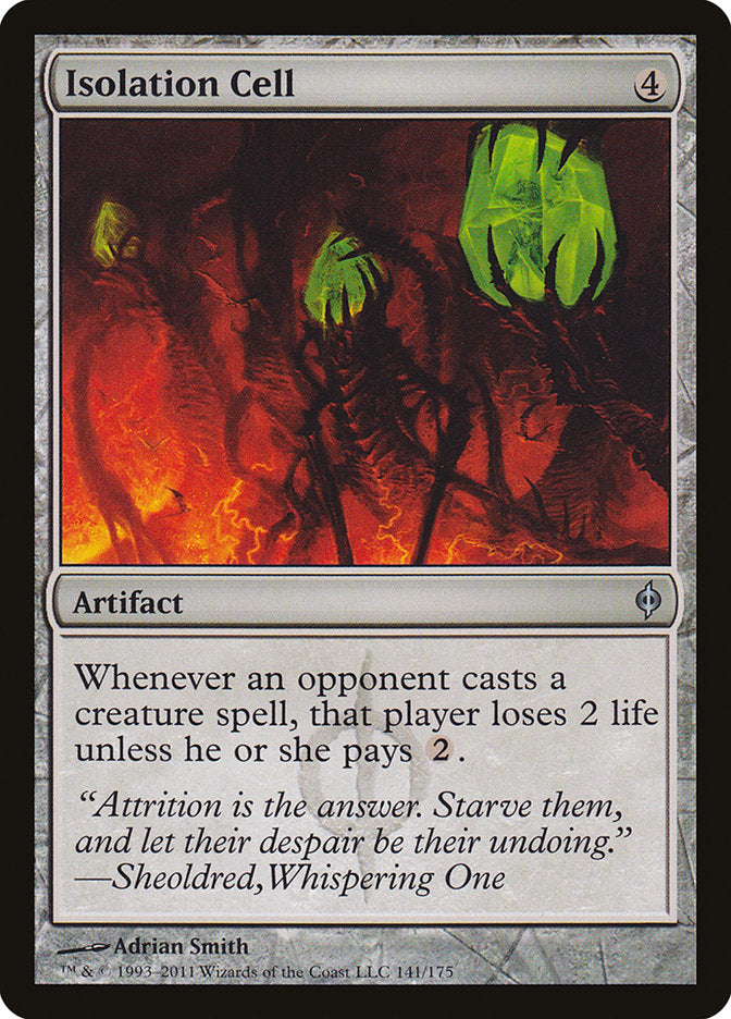 Isolation Cell, New Phyrexia Card Art
