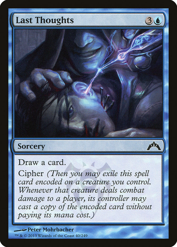 Last Thoughts, Gatecrash Card Art