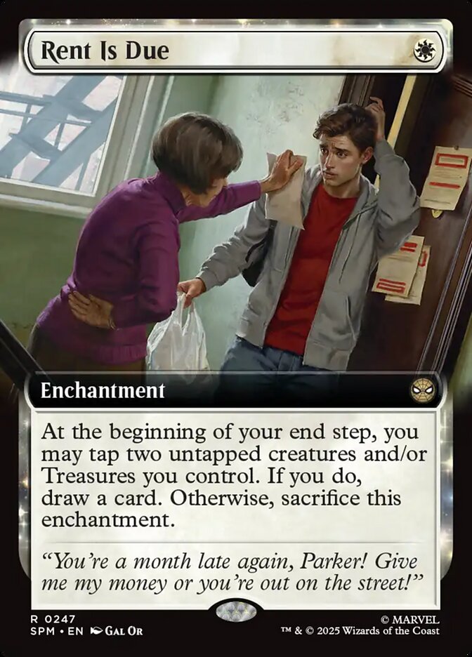 Rent Is Due, Marvel'S Spider-Man Card Art