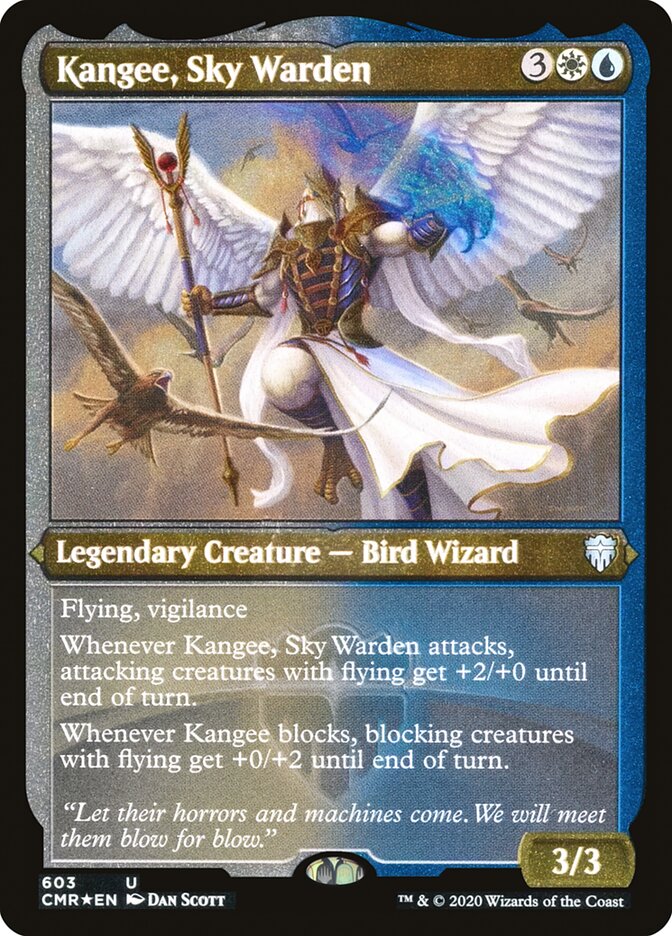 Kangee, Sky Warden - Etched Foil
