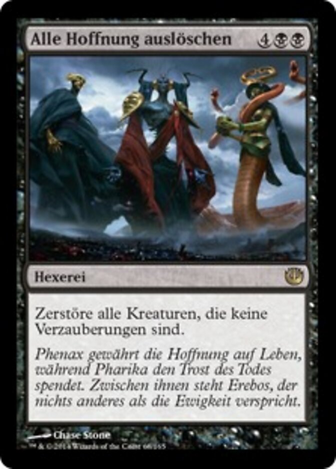Extinguish All Hope, Journey Into Nyx Card Art