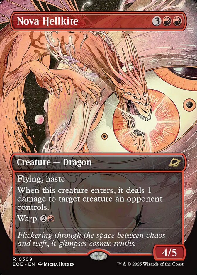Nova Hellkite, Edge Of Eternities Card Art