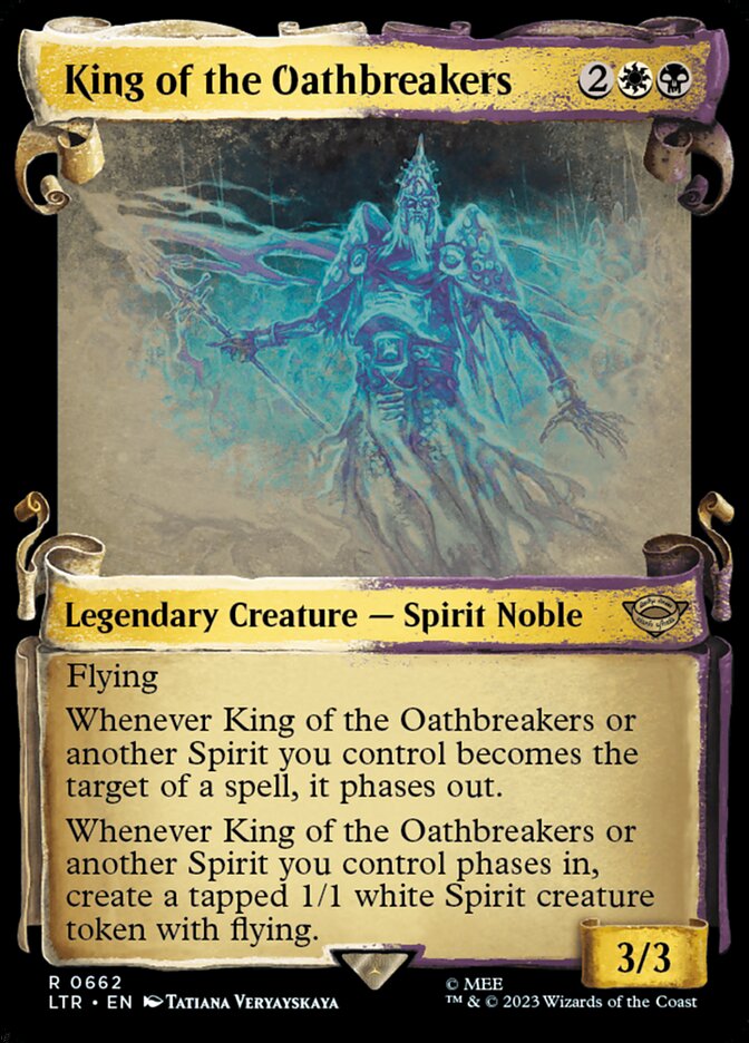 King of the Oathbreakers, The Lord Of The Rings: Tales Of Middle-Earth Card Art