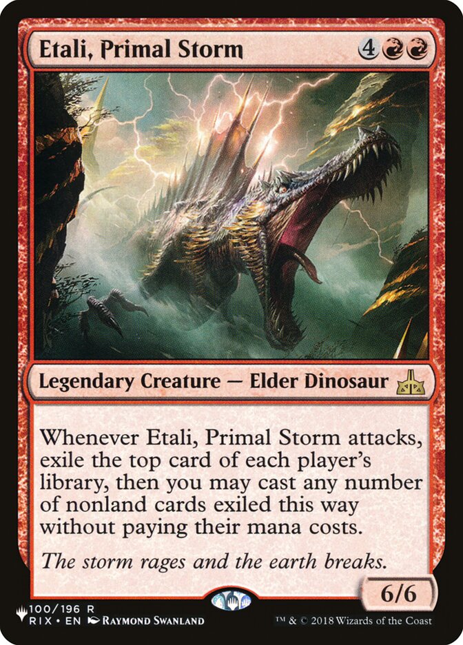 Etali, Primal Storm, The List Card Art