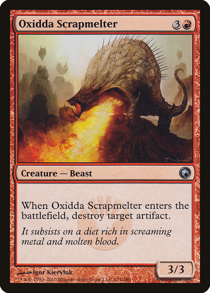 Oxidda Scrapmelter, Scars Of Mirrodin Card Art