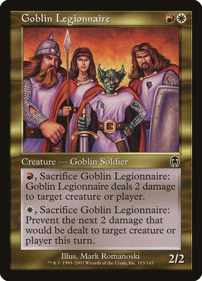 Goblin Legionnaire, Apocalypse Card Art