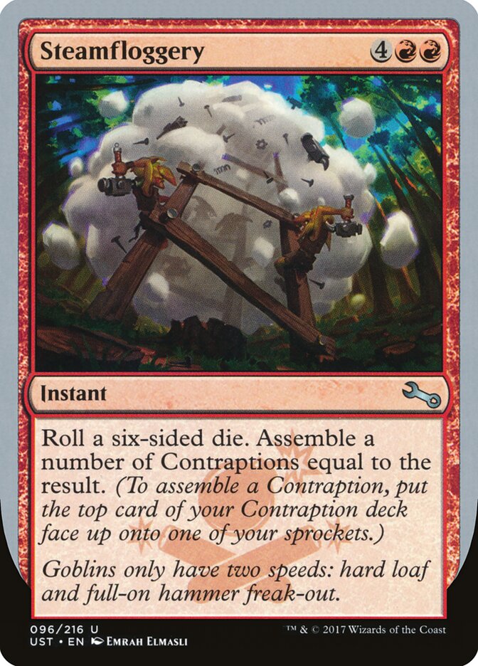 Steamfloggery, Unstable Card Art