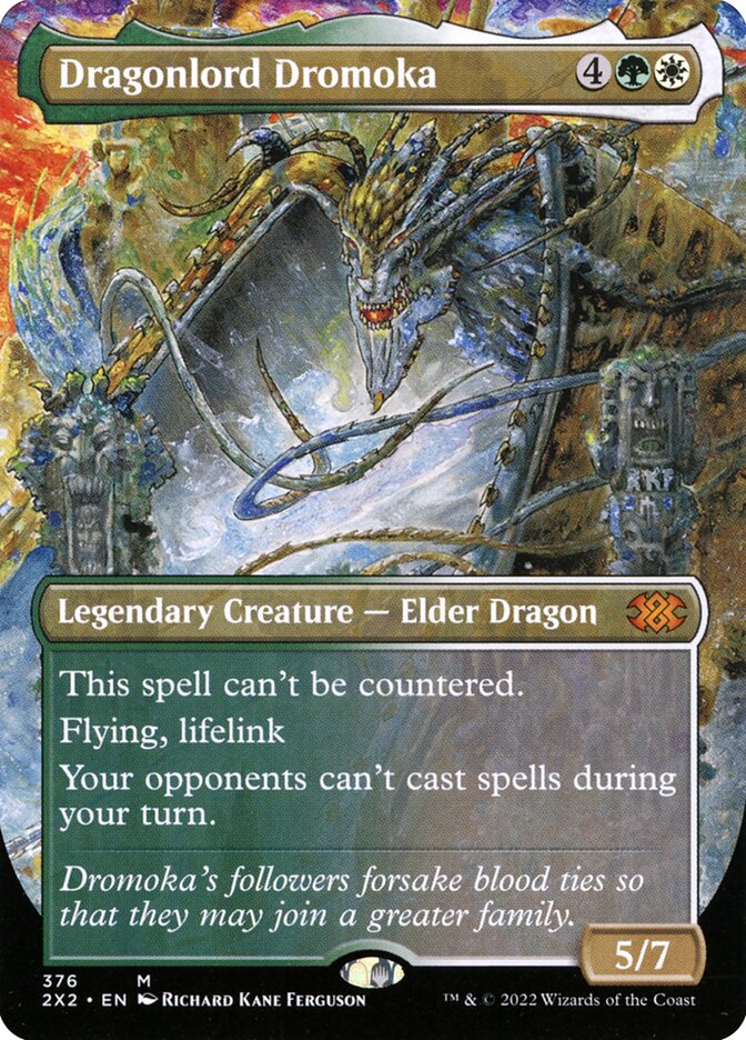 Dragonlord Dromoka, Double Masters 2022 Card Art