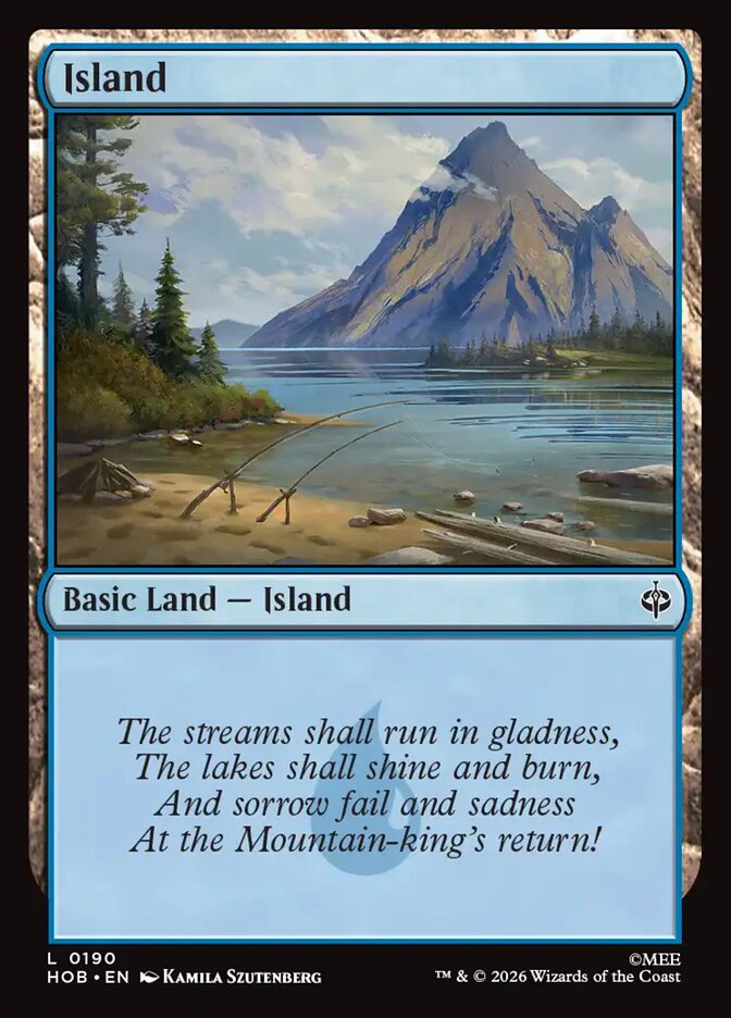 Island, The Hobbit Card Art
