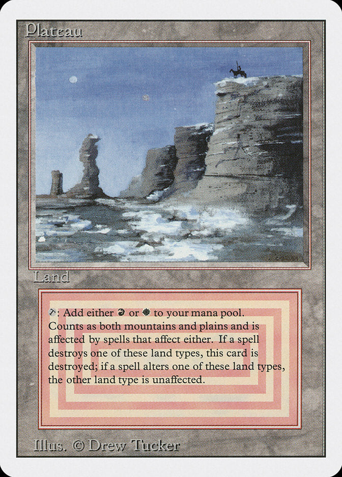 Plateau, Revised edition Card Art