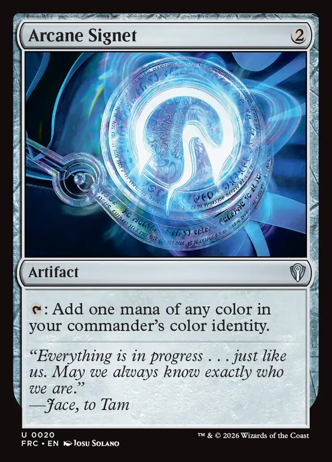 Arcane Signet, Reality Fracture Commander Card Art