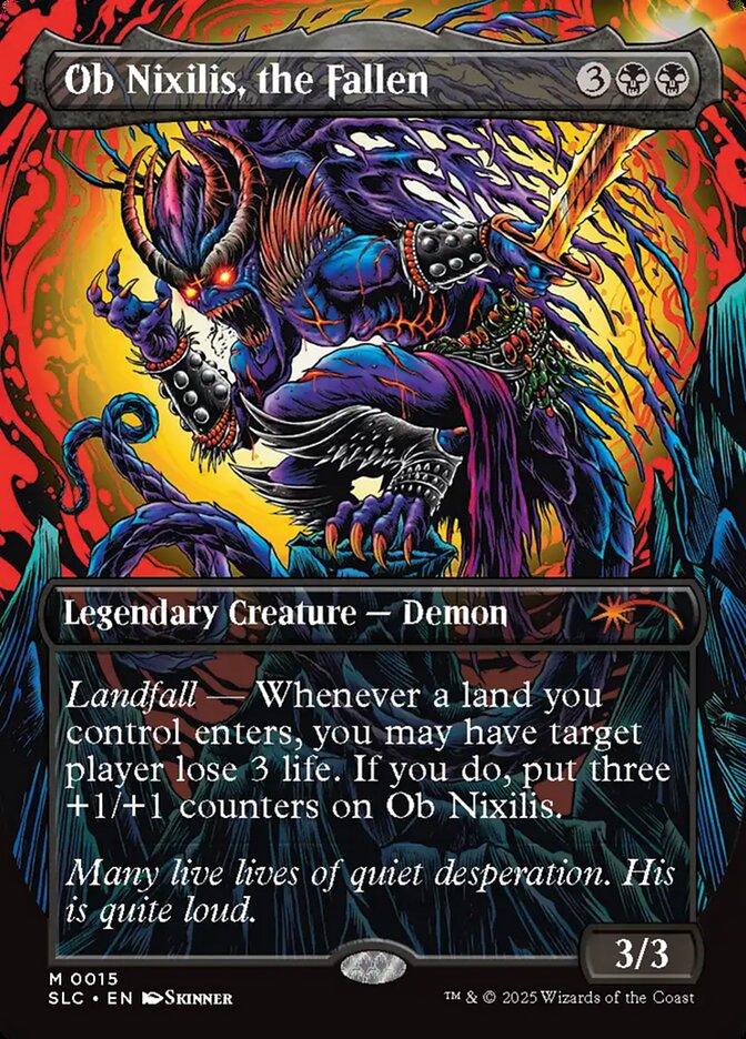 Ob Nixilis, the Fallen, Secret Lair Countdown Card Art