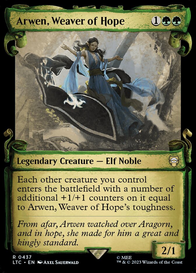 Arwen, Weaver of Hope, Tales Of Middle-Earth Commander Card Art