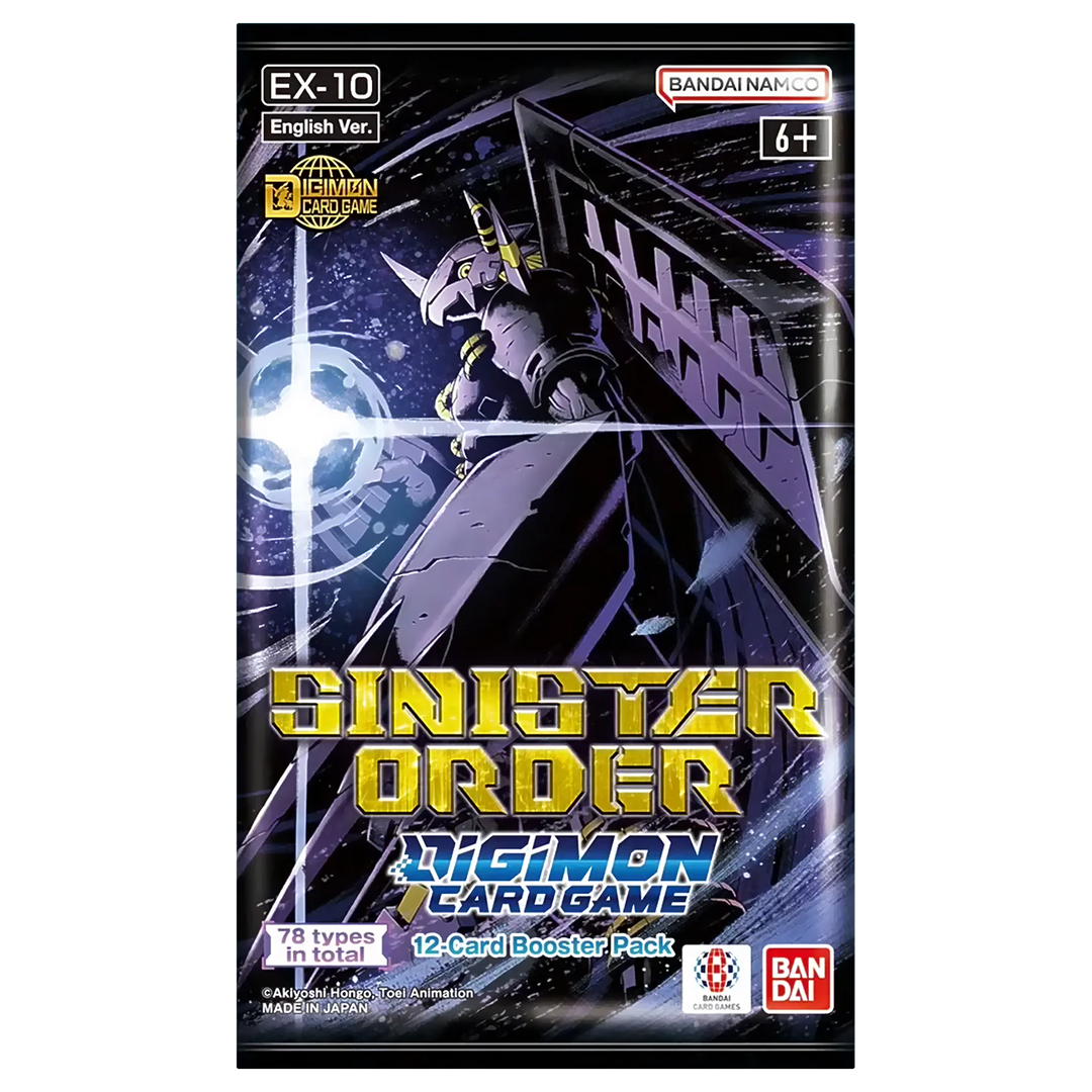 Digimon Card Game - Booster Pack - Sinister Order EX10