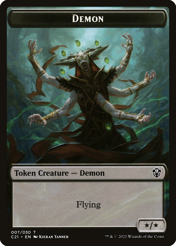 Demon, Commander 2021 Tokens Card Art
