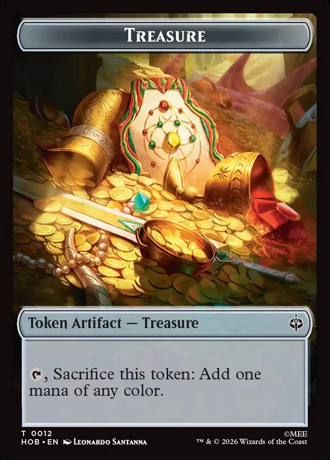 Treasure, The Hobbit Tokens Card Art