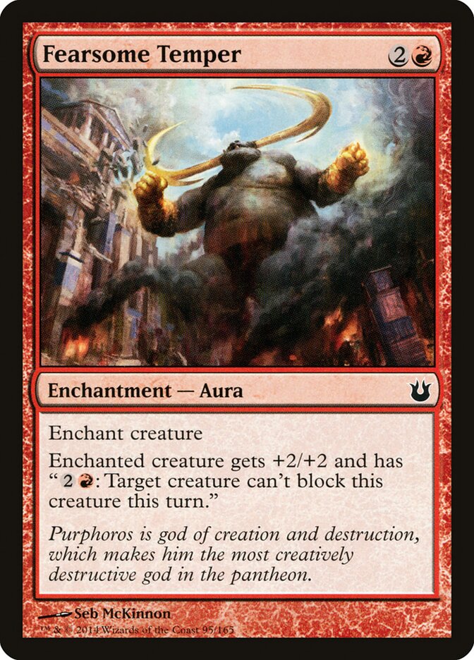Fearsome Temper, Born Of The Gods Card Art