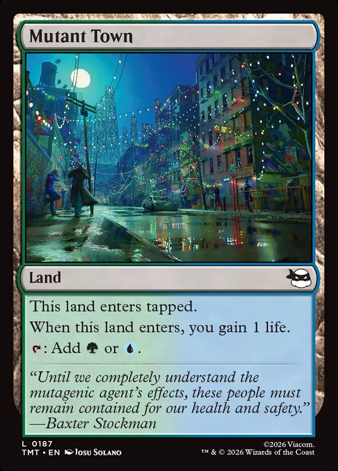 Mutant Town, Teenage Mutant Ninja Turtles Card Art