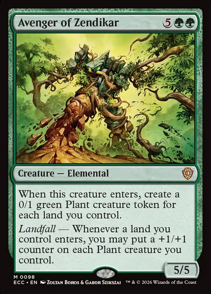 Avenger of Zendikar, Lorwyn Eclipsed Commander Card Art