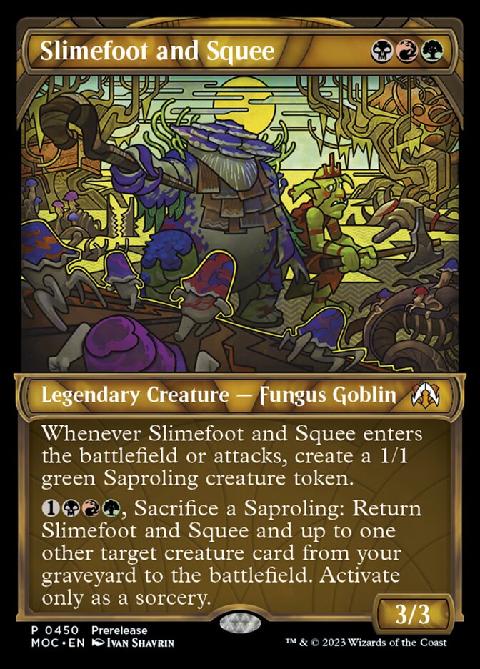 Slimefoot and Squee, March Of The Machine Commander Card Art