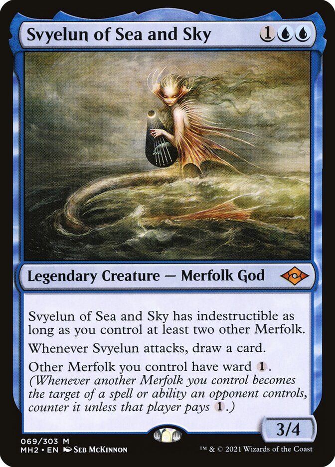 Svyelun of Sea and Sky, Modern horizons 2 Card Art