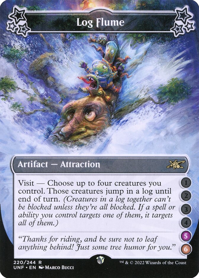 Log Flume, Unfinity Card Art