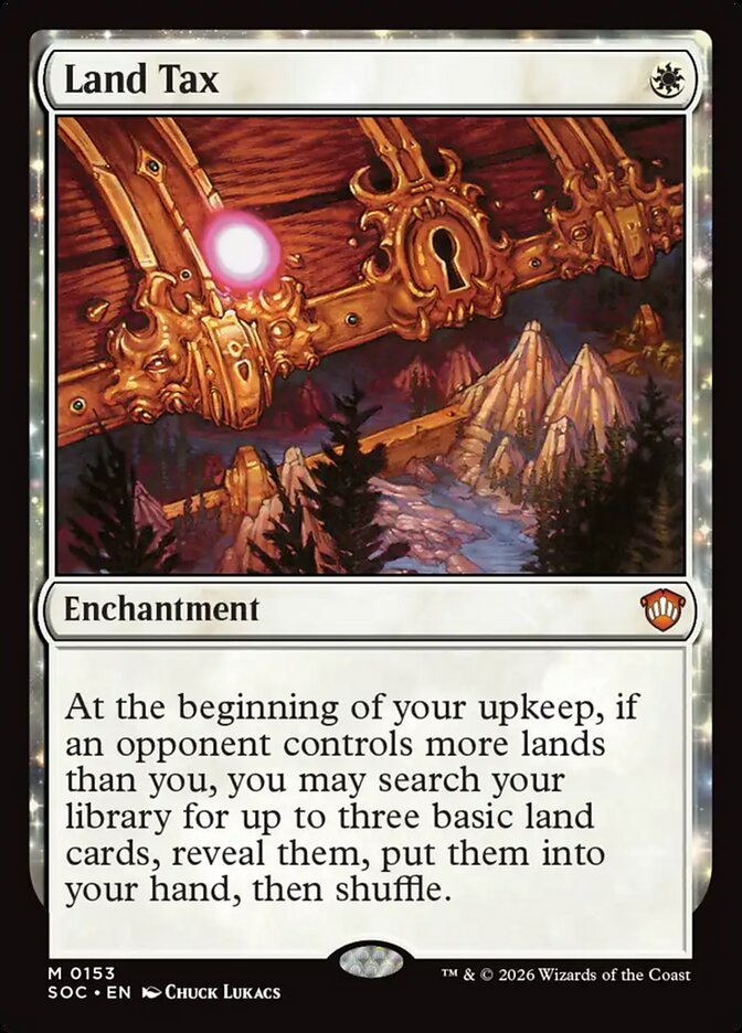 Land Tax, Secrets Of Strixhaven Commander Card Art