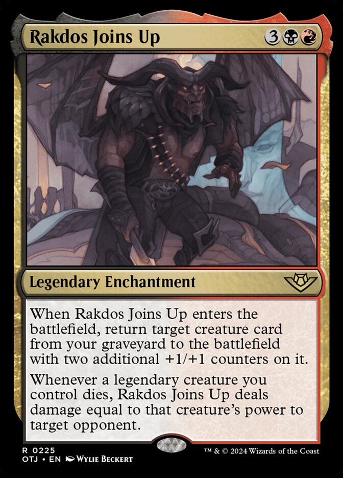 Rakdos Joins Up, Outlaws of thunder junction Card Art
