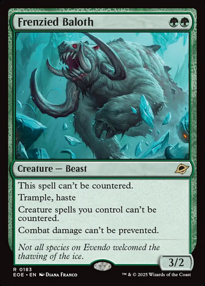 Frenzied Baloth, Edge Of Eternities Card Art