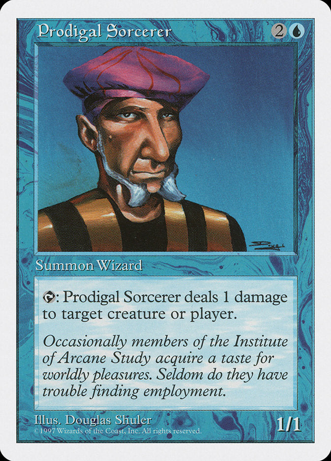 Prodigal Sorcerer, Fifth edition Card Art
