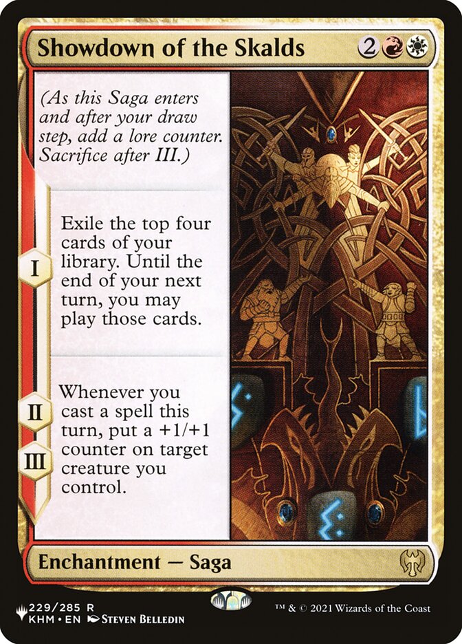 Showdown of the Skalds, The List Card Art