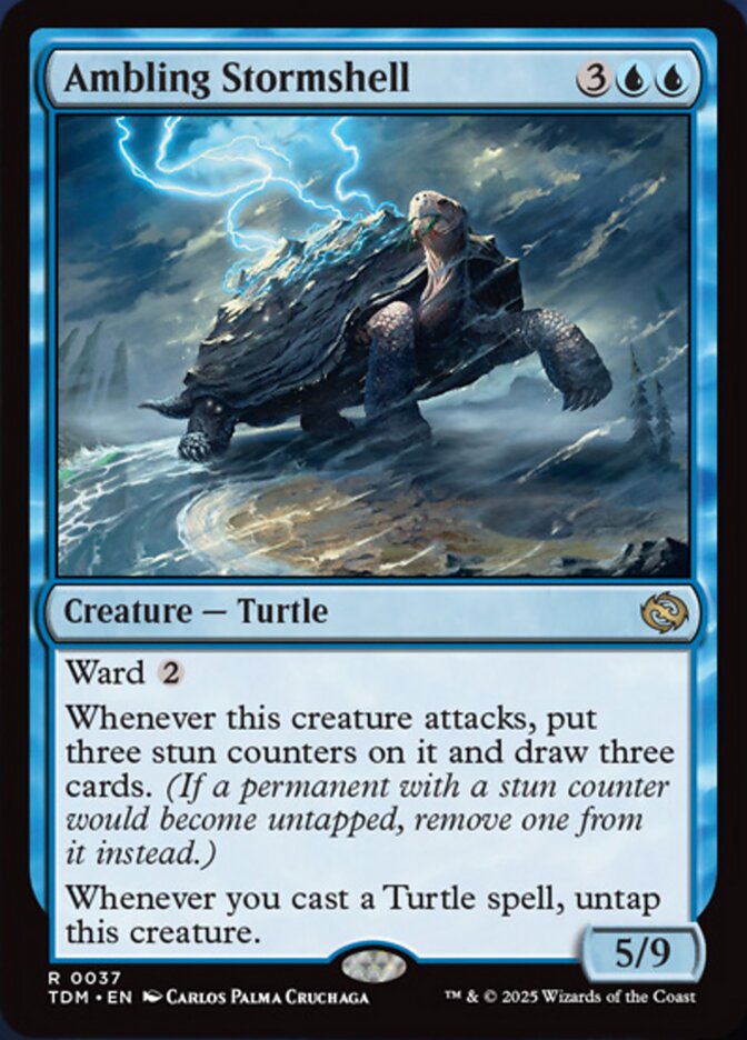 Ambling Stormshell, Tarkir: dragonstorm Card Art